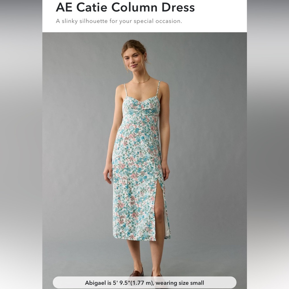 Aerie floral midi dress